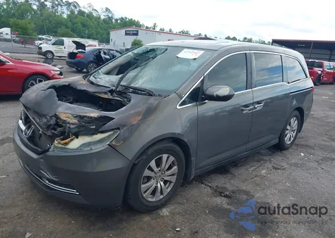 2015 Honda Odyssey Ex-L z USA, uszkodzony, nr VIN 5FNRL5H63FB064953